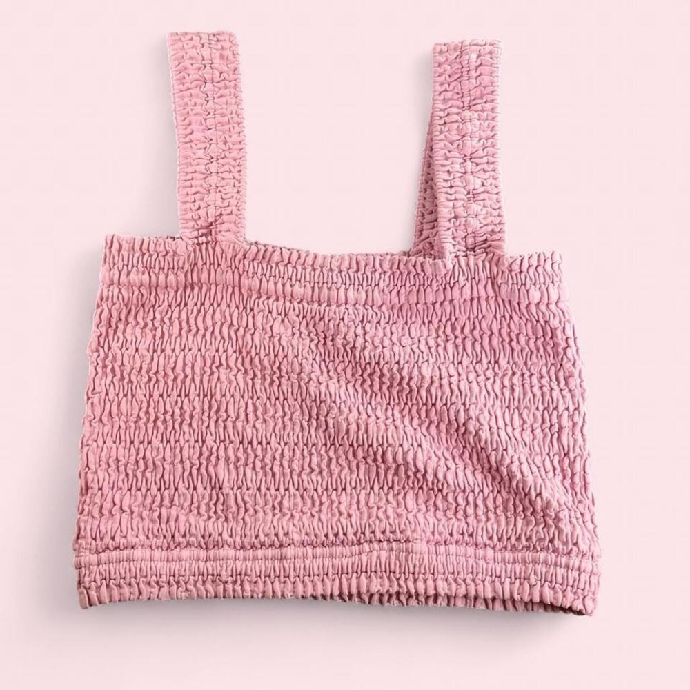 Nikibiki Pink Cropped‎ Fairy Tank Top